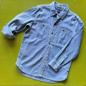 Gap Kids denim chambray shirt size M